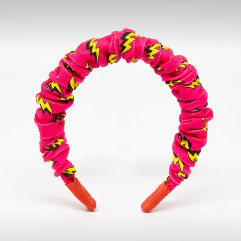 PINK  FLASH  SCRUNCHIEBAND