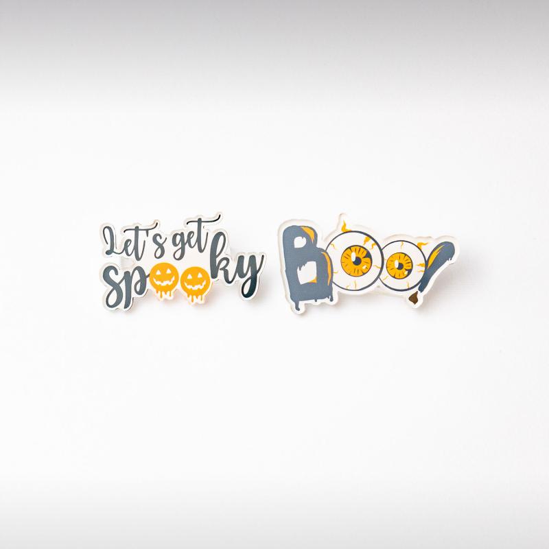 HALLOWEEN LET'S GET SPOOKY PINS